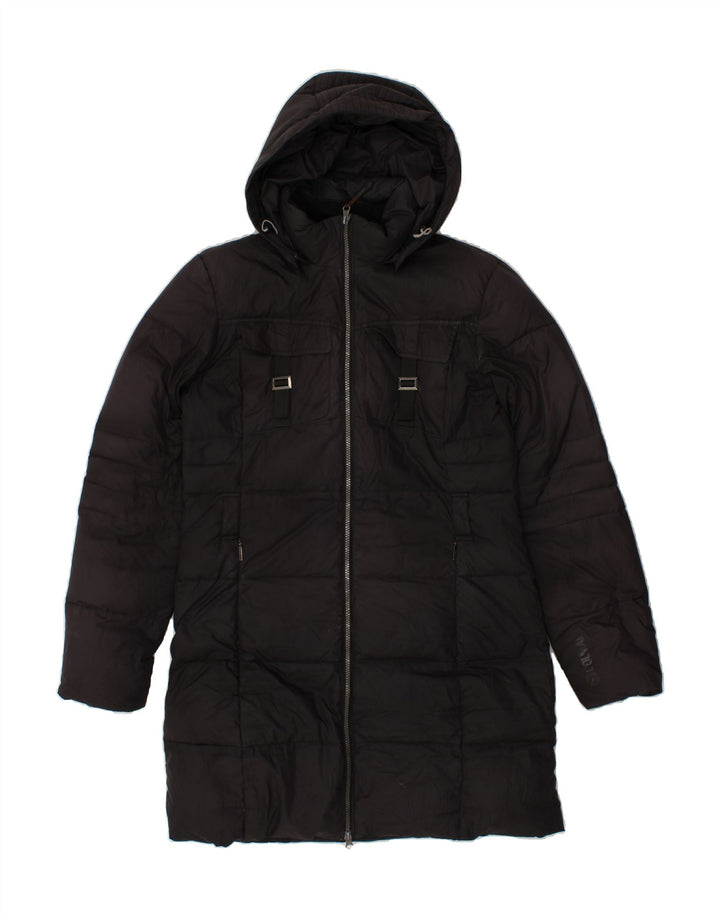 COLMAR Womens Hooded Padded Coat IT 48 XL Black Vintage Colmar and Second-Hand Colmar from Messina Hembry 