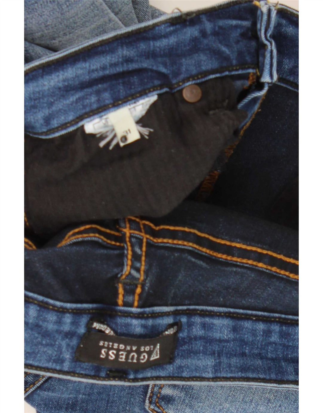 Guess Femme Starlet Jean Skinny W31 L32 Bleu