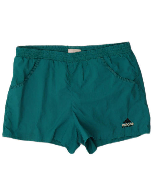 Adidas Womens Sport Shorts EU 44 Large Green Polyamide