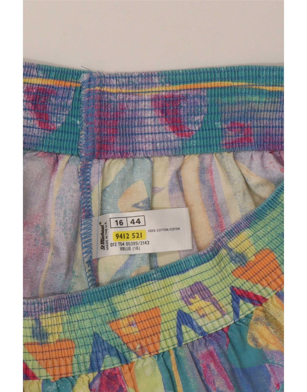 St Michael Pantalon Sarouel Femme UK 16 Large W34 L23 Multicolore