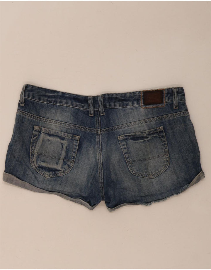 Superdry Short en Jean W32 Large Bleu Coton Femme