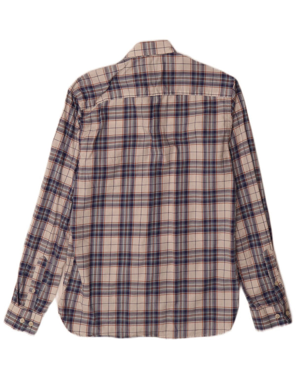Jack & Jones Chemise ajustée en coton à petits carreaux bleus