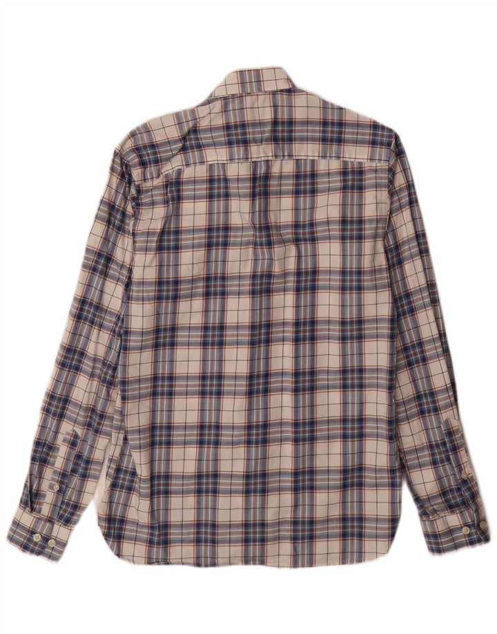 Jack & Jones Chemise ajustée en coton à petits carreaux bleus