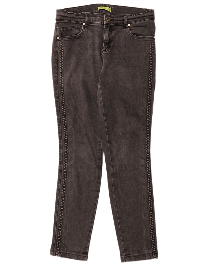 Versace Femme Jean Slim IT 42 Moyen W30 L29 Gris Coton