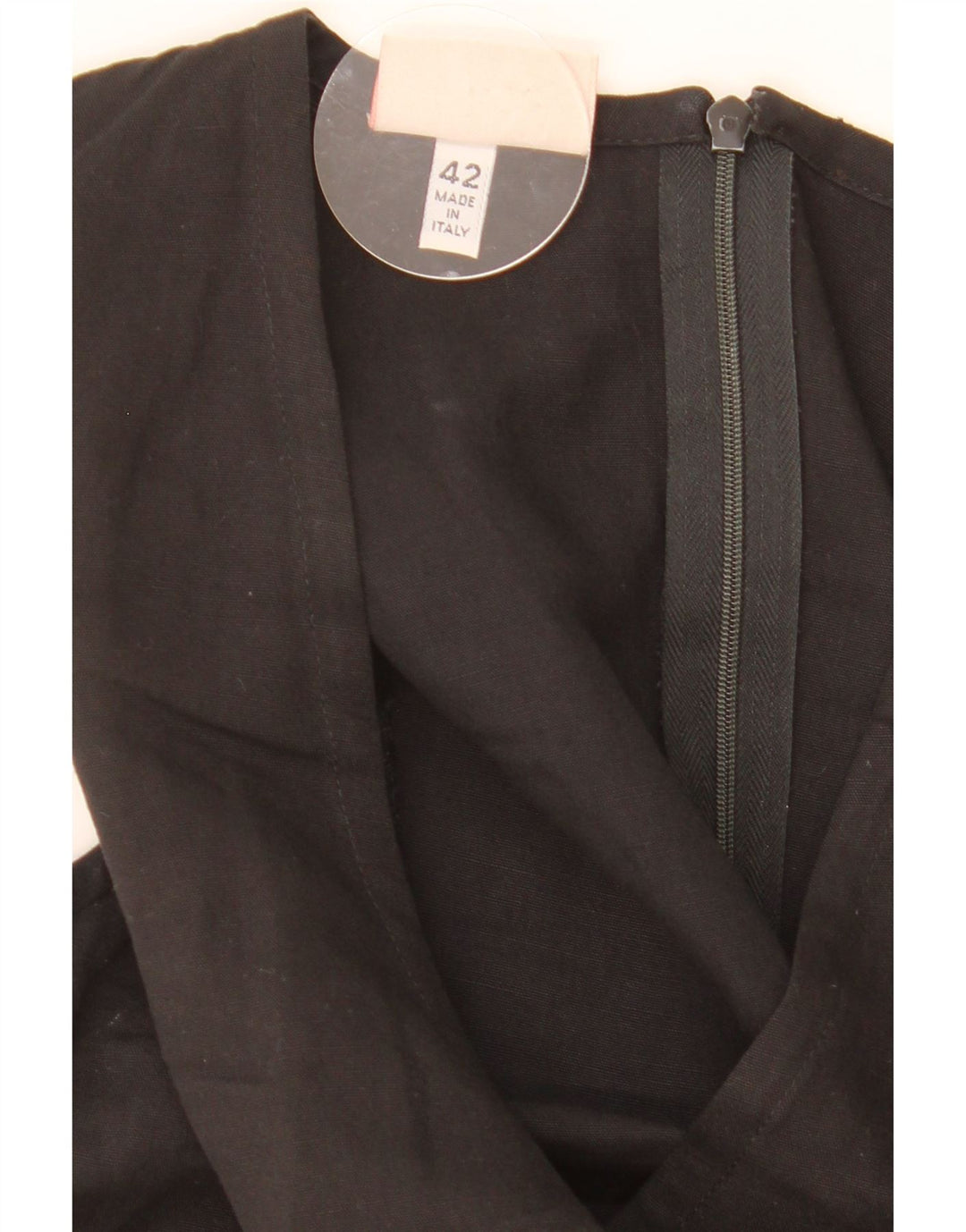 Byblos Robe fourreau sans manches pour femme IT 42 Noir moyen géométrique