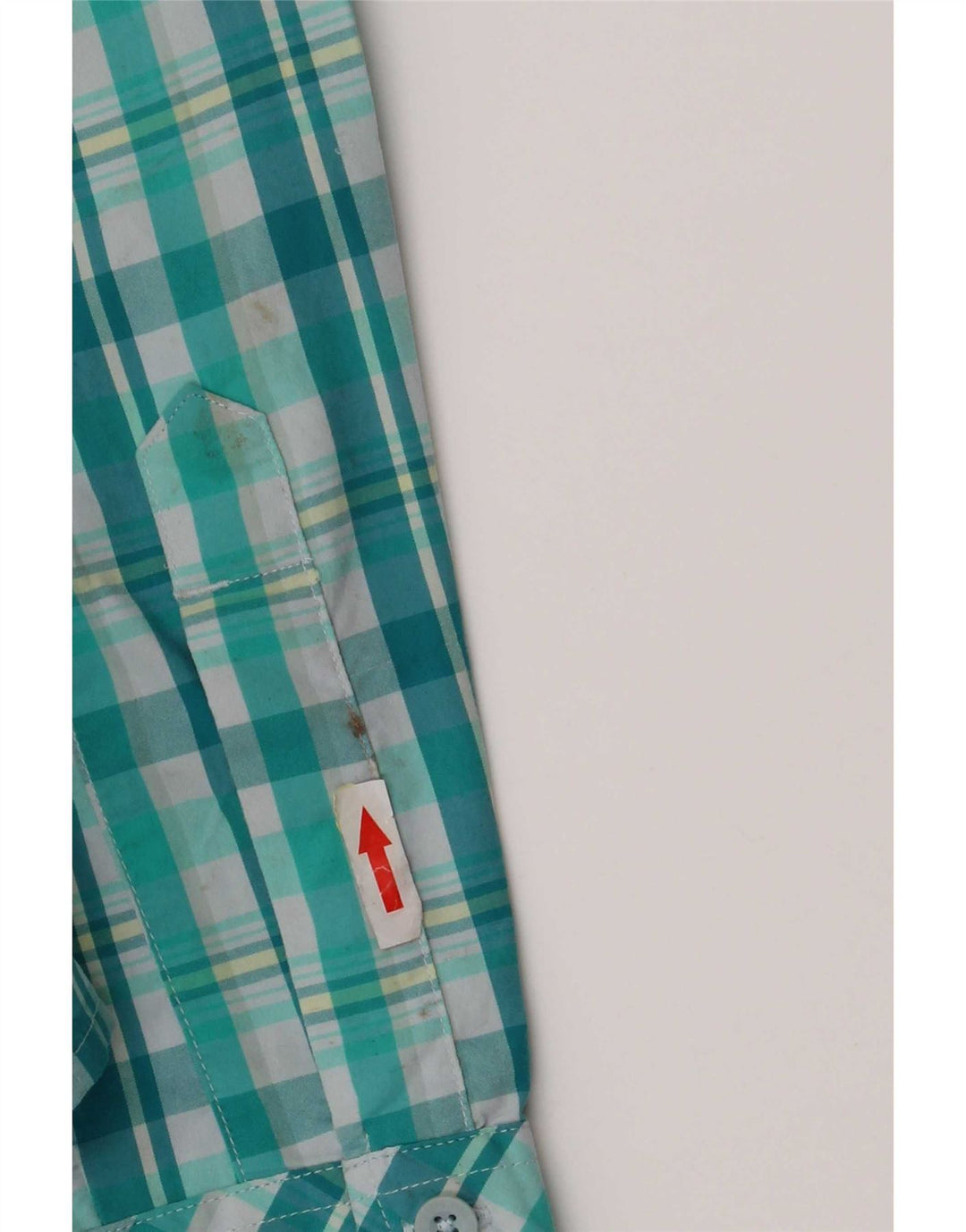 The North Face Chemise Femme UK 10 Petit Vert Check Nylon
