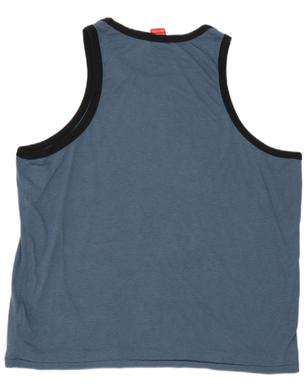 Nike Mens Graphic Débardeur XL Bleu Coton