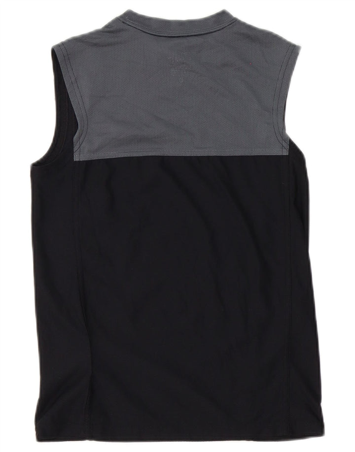 Nike Womens Dri Fit Débardeur UK 10 Petit Noir Colorblock Polyester
