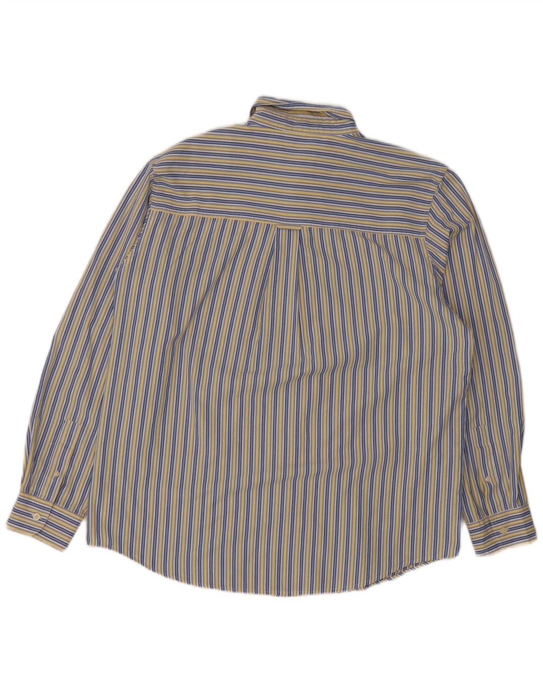 Chaps Chemise Regular Fit Homme Large Bleu Rayé Coton
