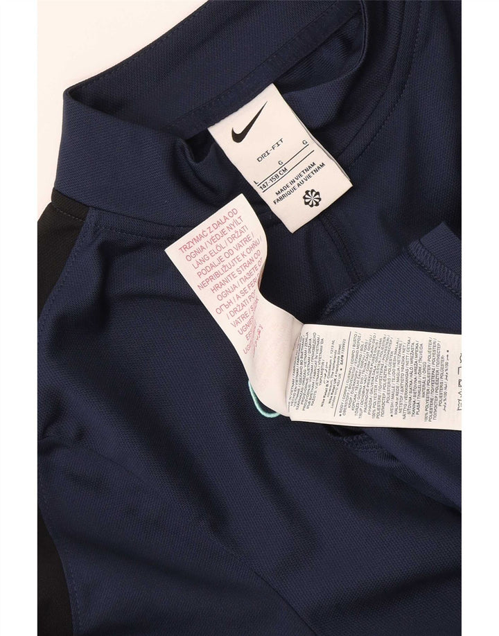 Nike Veste de survêtement Dri Fit pour garçon 12-13 ans Bleu marine Taille L