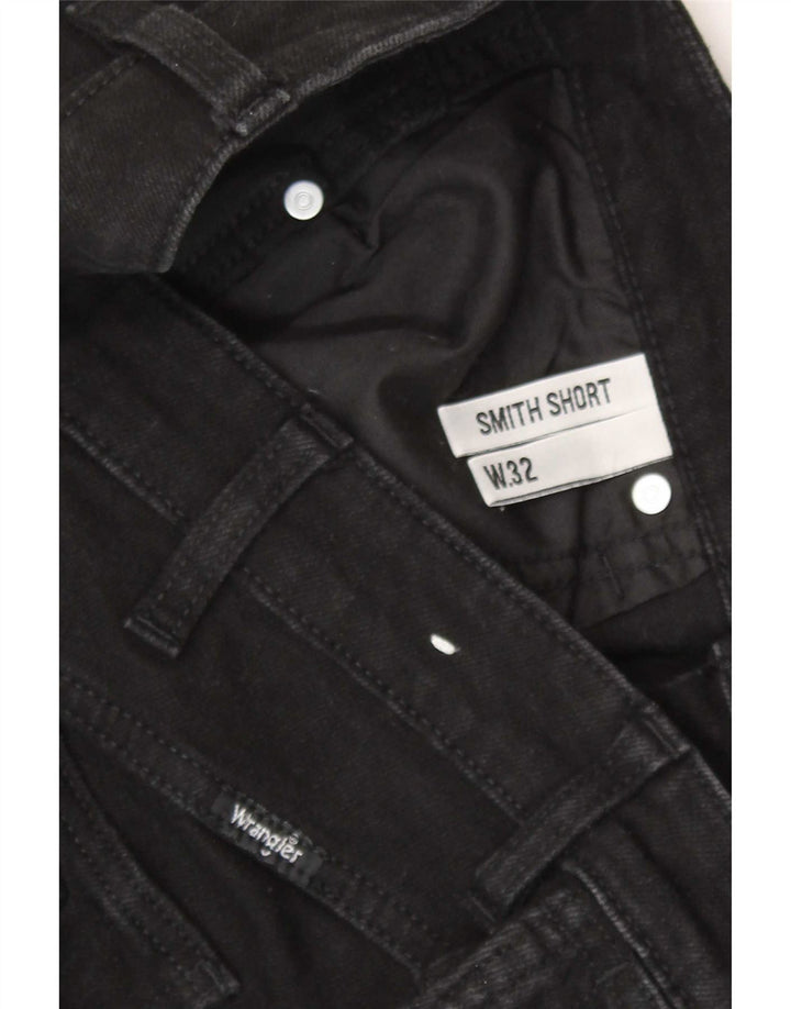 Wrangler Short en jean vieilli pour homme W32 en coton noir moyen
