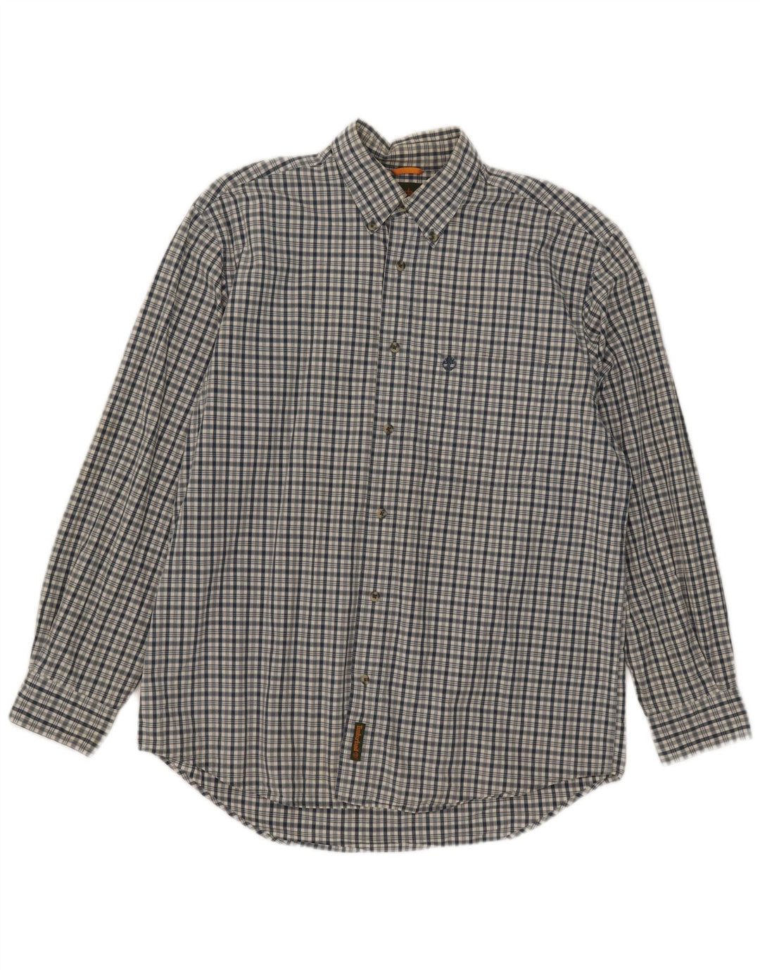 Timberland Chemise Homme Bleu Marine Moyen Carreaux Coton