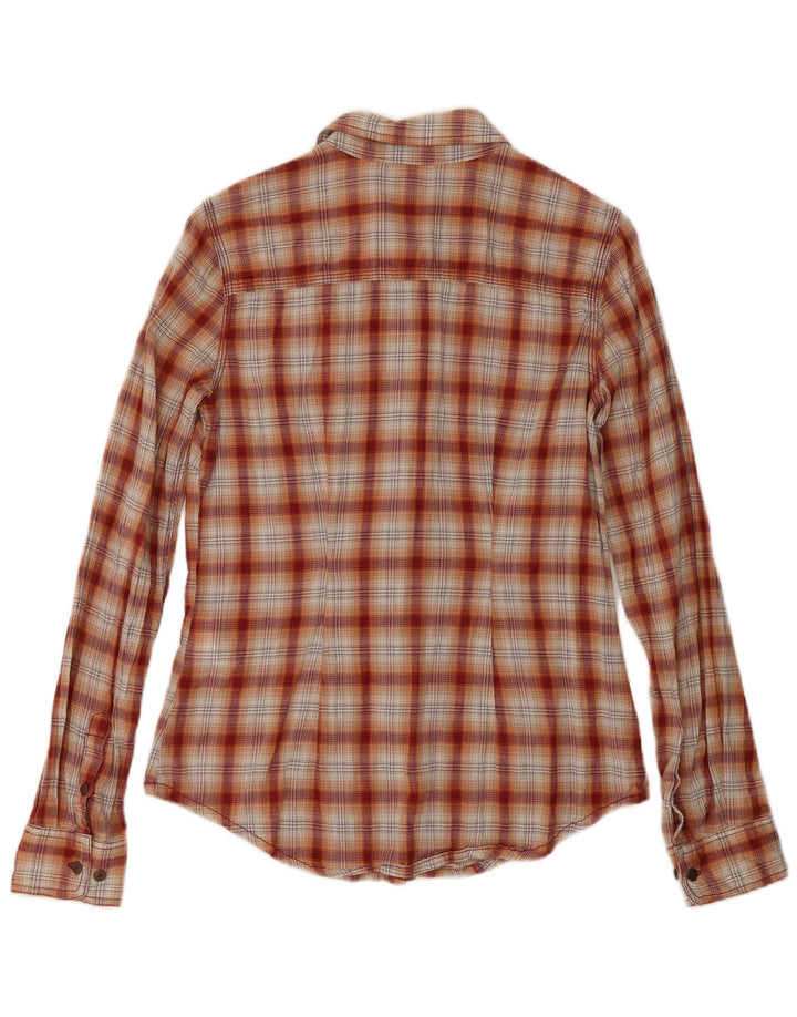 Carhartt Chemise en flanelle pour femme US 4/6 Petit carreaux rouges en coton
