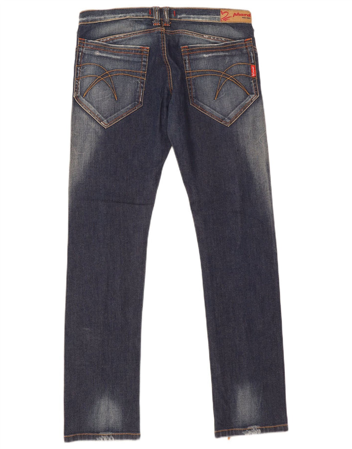 Phard Jean droit femme W30 L31 bleu marine coton