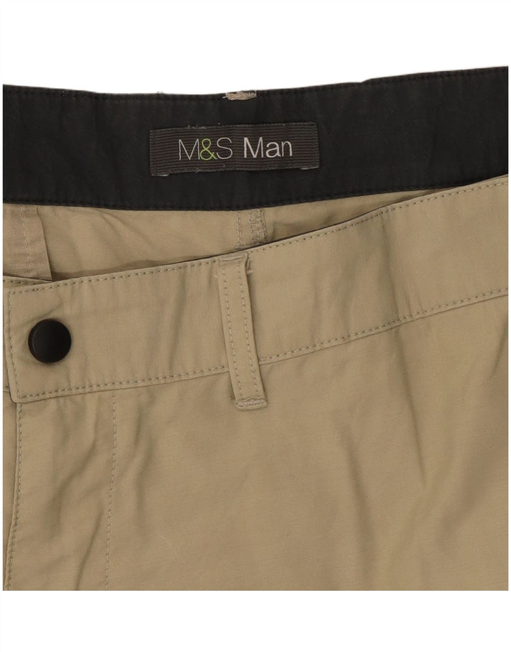 Marks & Spencer Short Cargo Homme W38 XL Beige