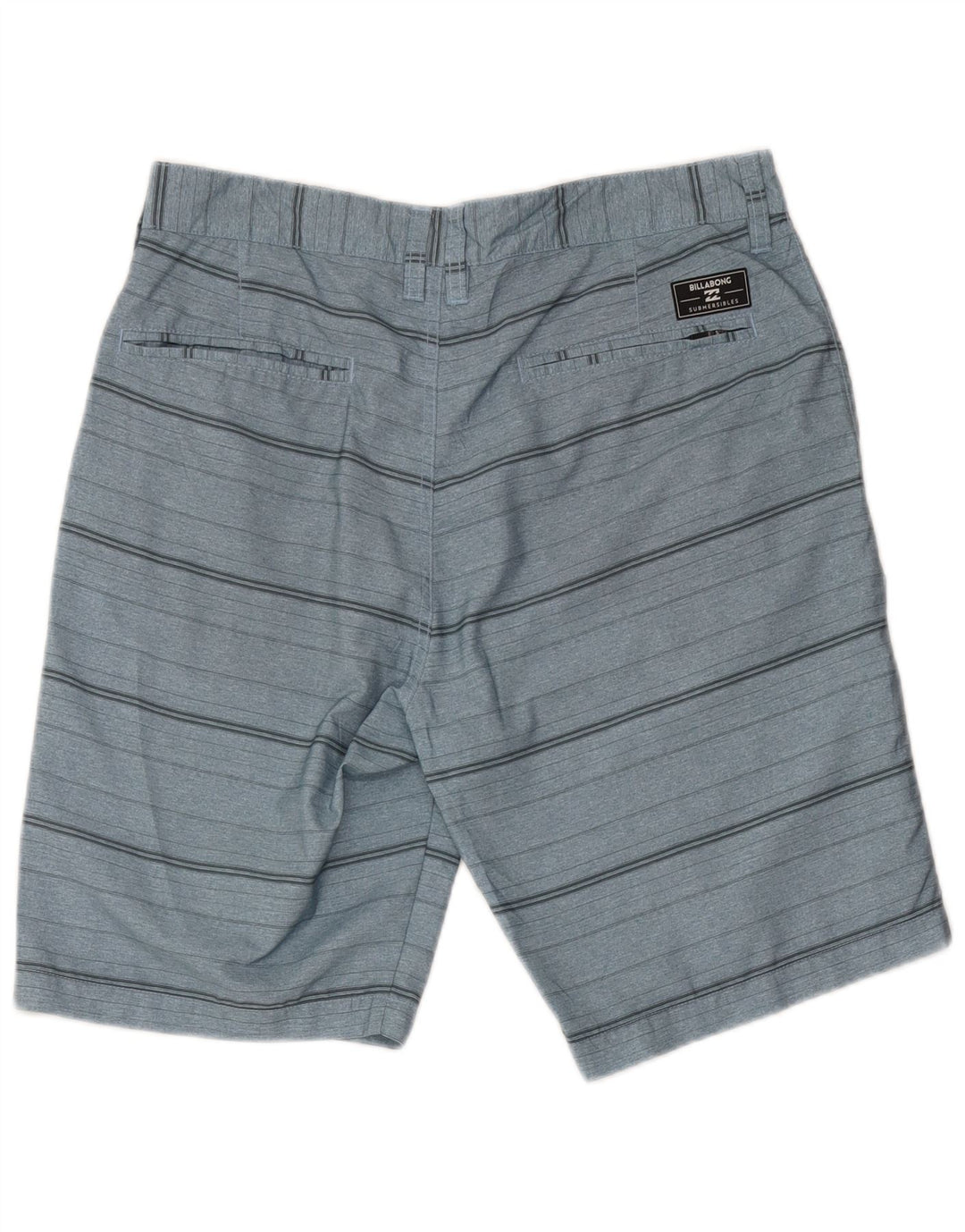 Billabong Short Chino Homme W33 Bleu Moyen Rayé Polyester