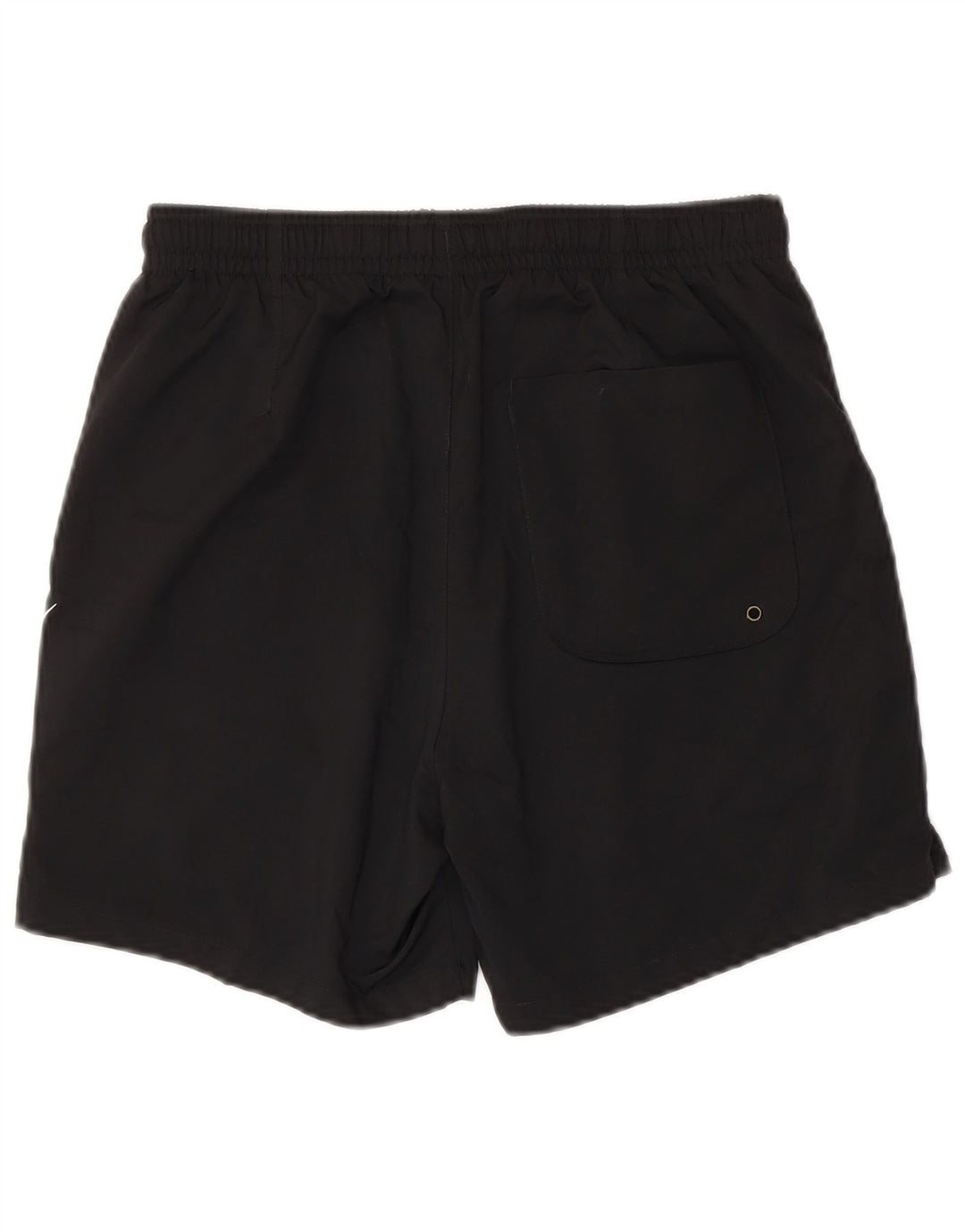 NIKE Short de sport graphique pour hommes, petit, noir, polyester