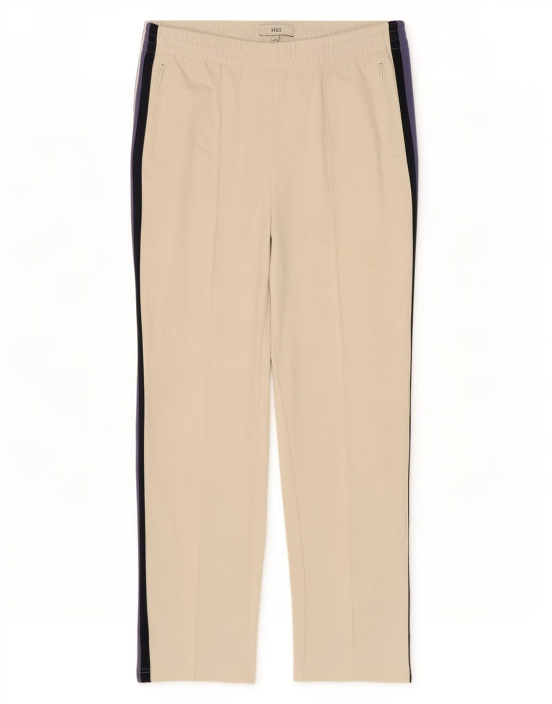 Marks & Spencer Pantalon de survêtement pour femme UK 12 Medium Off White