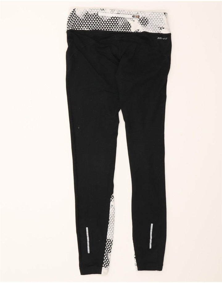 Nike Legging de course pour femme XS W25 L30 Noir Colorblock Polyester