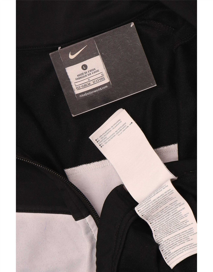 Nike Veste de survêtement pour garçon 12-13 ans Large Noir Colourblock