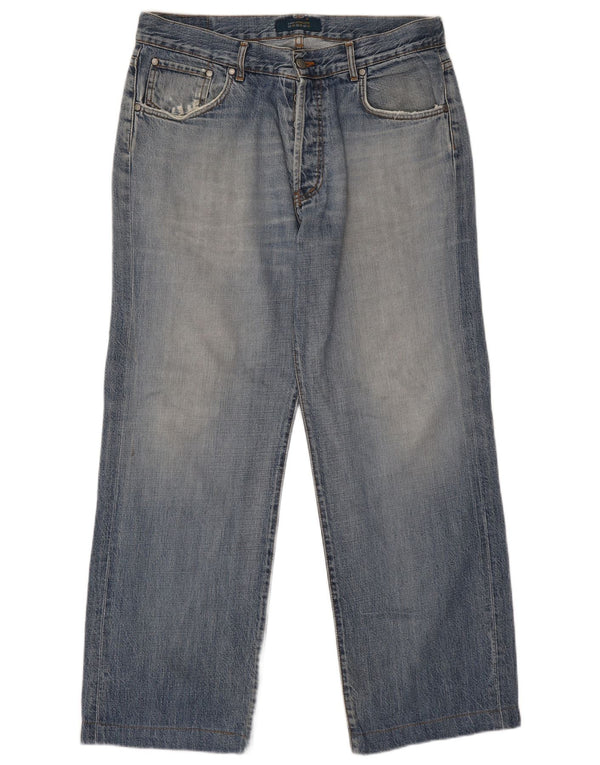 Zara Jean droit homme EU 46 XL W36 L29 bleu coton