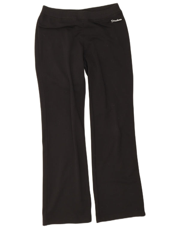 Diadora Pantalon de survêtement pour femme UK 12 Medium Noir Polyester