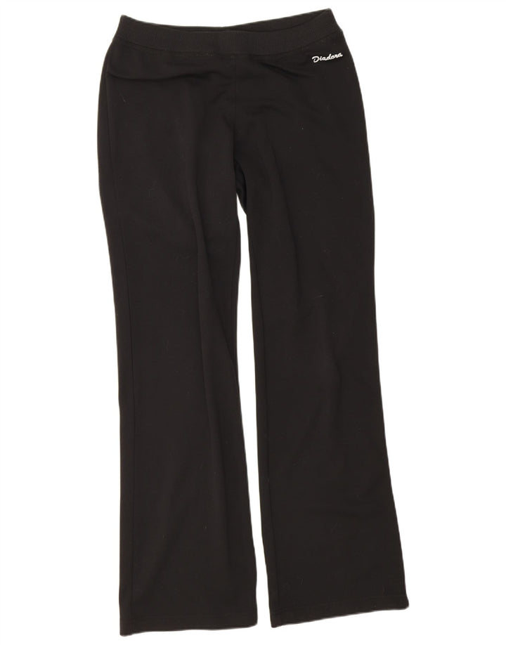 Diadora Pantalon de survêtement pour femme UK 12 Medium Noir Polyester