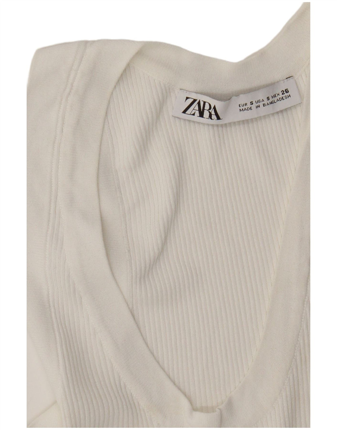 Zara Femme Débardeur Petit Blanc