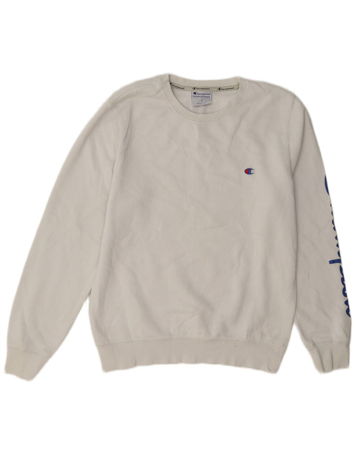 Champion Sweat-shirt graphique pour homme Petit coton blanc
