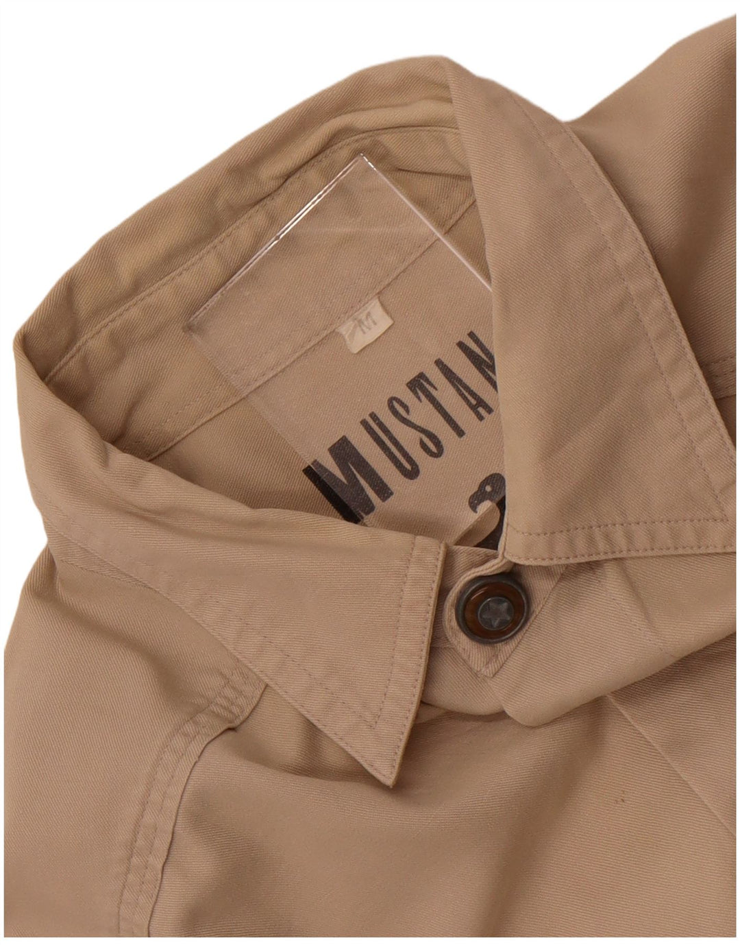 Mustang Chemise Homme Beige Moyen