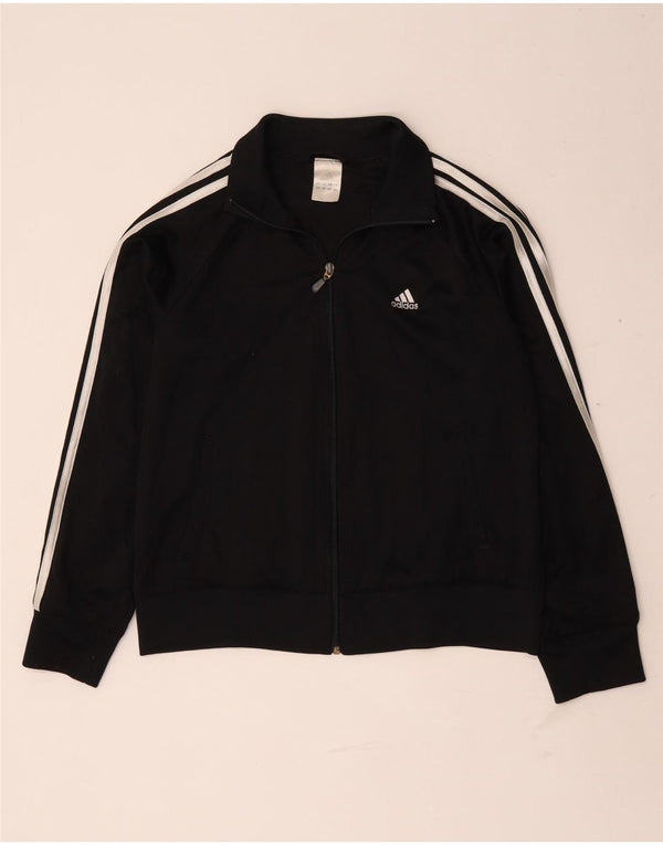 Adidas Veste de survêtement pour femme UK 16 Large Noir Polyester