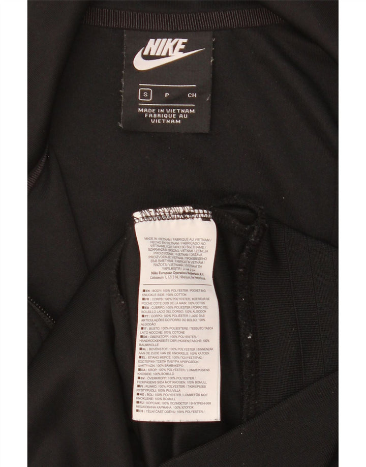 NIKE Veste de survêtement graphique pour homme Petit polyester color block noir