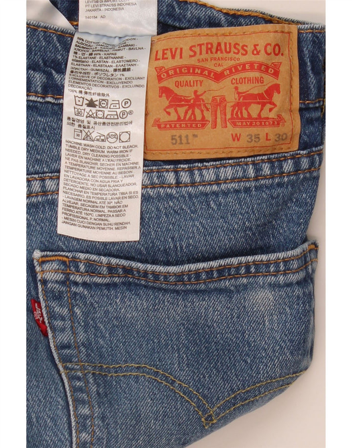 Levi's Jean Slim 511 Homme Bleu W35 L30 Coton