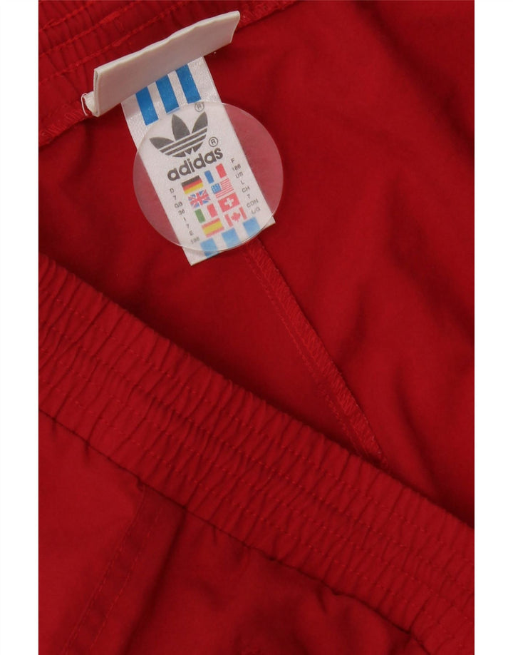 Adidas Pantalon de survêtement pour homme Joggers Large Rouge Polyester
