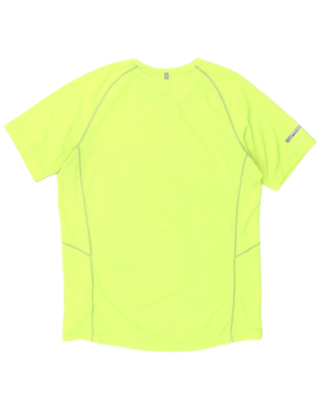 Nike Homme Dri Fit T-Shirt Haut Jaune Moyen Polyester