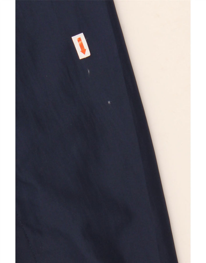 Umbro Veste de pluie à capuche pour homme UK 44 2XL Bleu marine Colorblock Polyester