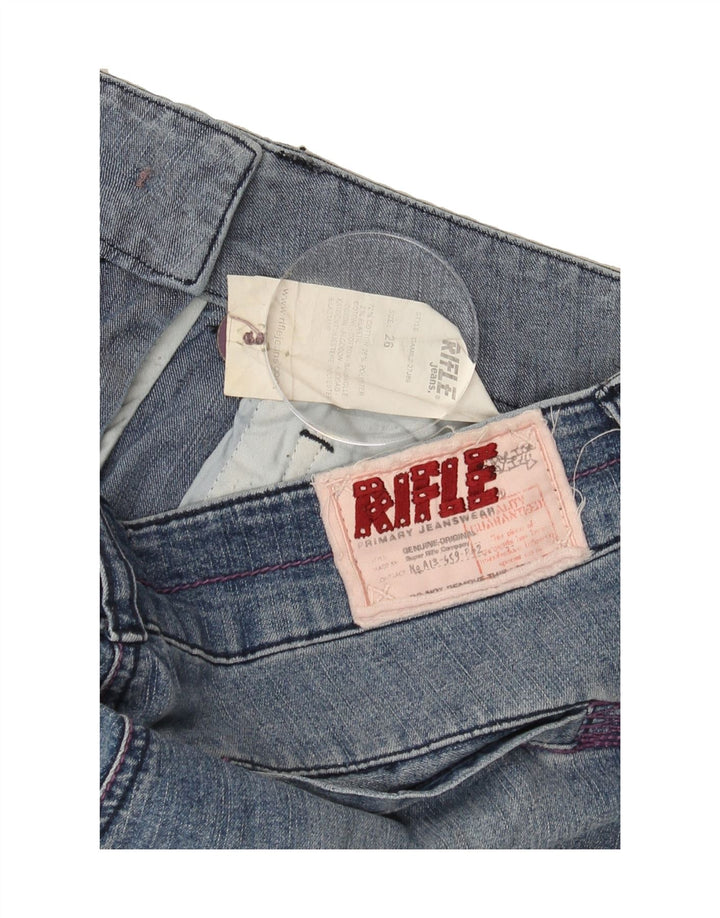 RIFLE Womens Denim Shorts W26 Small Blue Cotton Vintage Rifle and Second-Hand Rifle from Messina Hembry 