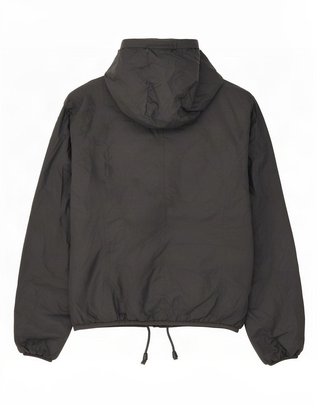 K-Way Veste coupe-vent à capuche pour femme UK 8 Small Gris Polyamide