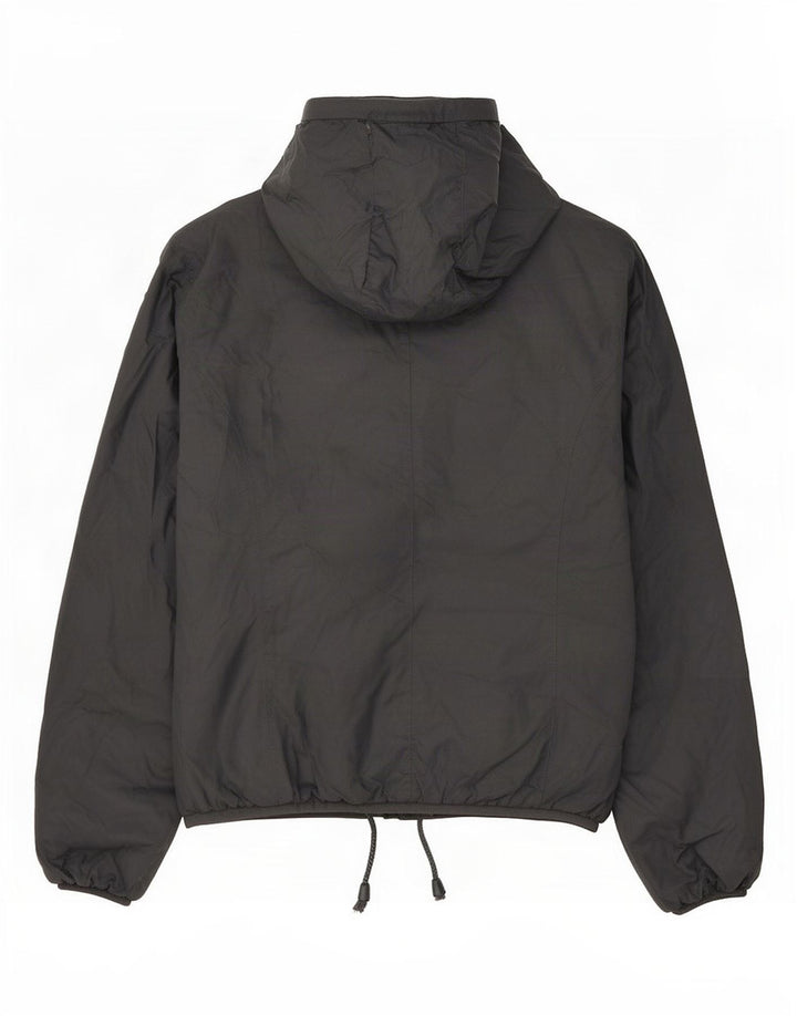 K-Way Veste coupe-vent à capuche pour femme UK 8 Small Gris Polyamide