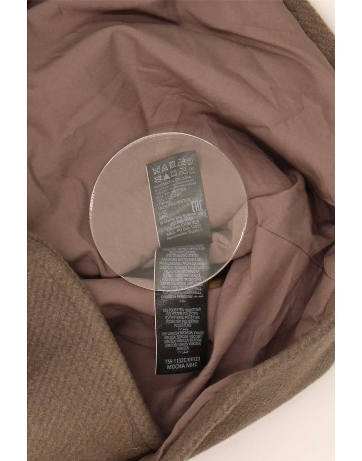 Marks & Spencer Manteau Femme UK 18 XL Gris Polyester