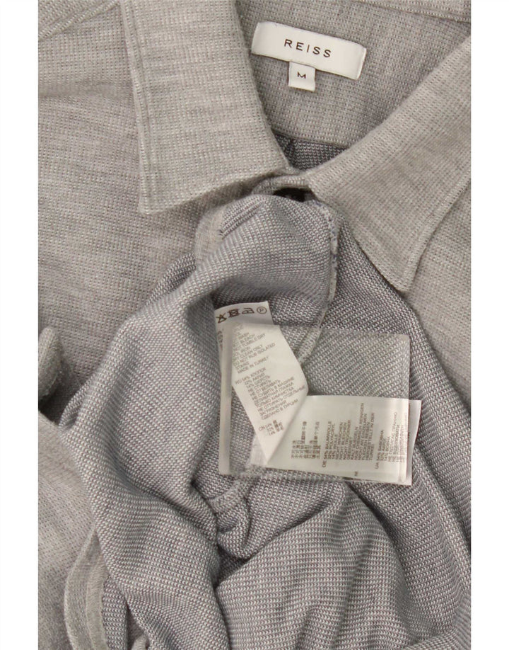 Reiss Chemise Homme Gris Moyen Coton