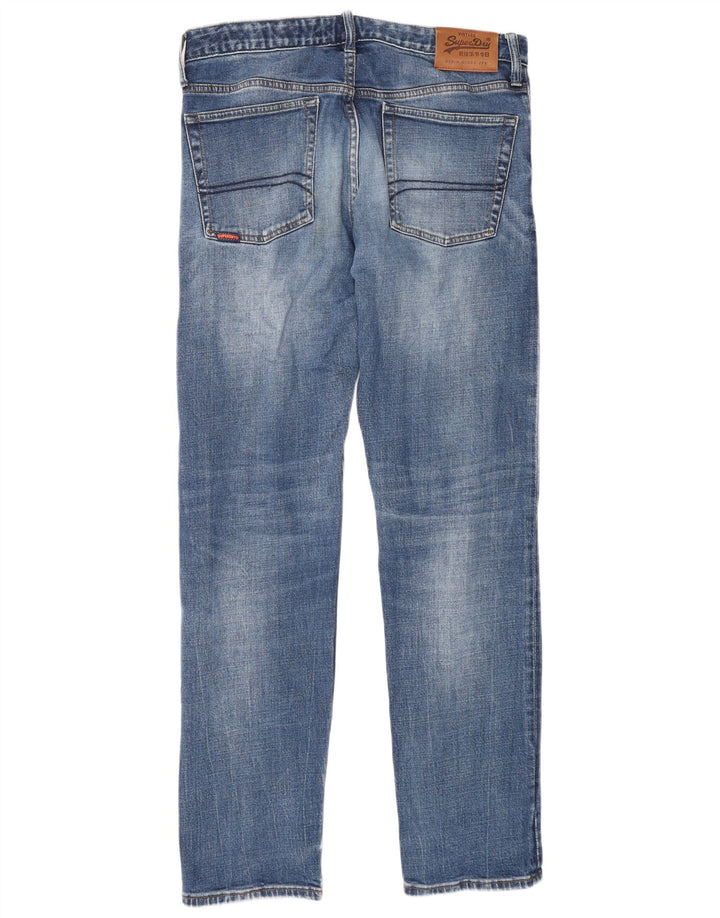 Superdry Jean Slim W32 L34 Bleu Coton Homme