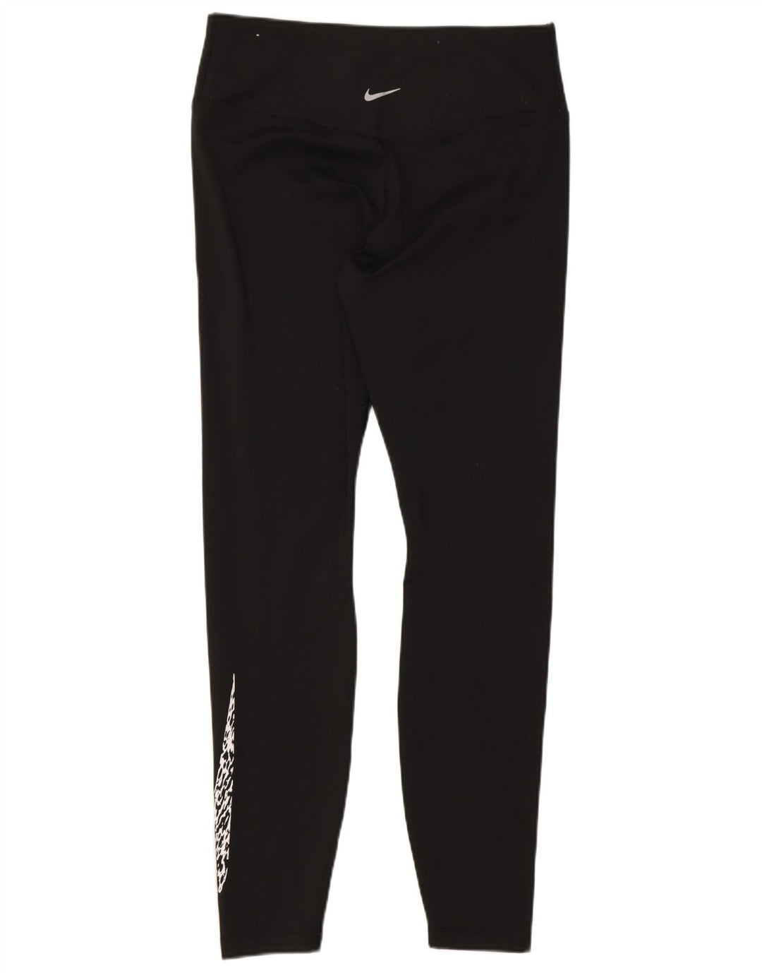 Nike Legging graphique Dri Fit pour femme UK 12 Noir moyen Polyester