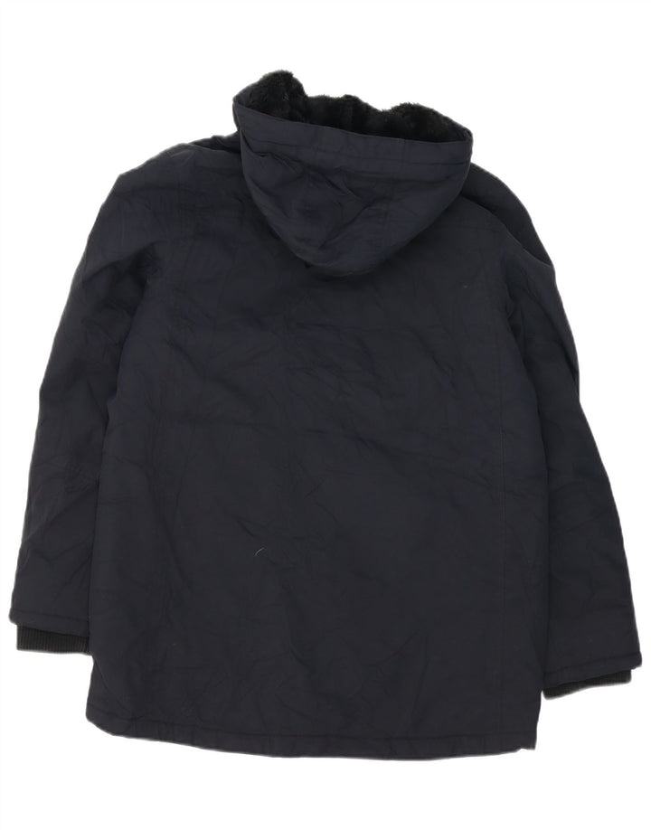 Berghaus Manteau coupe-vent à capuche pour garçon 12-13 ans Noir Polyester