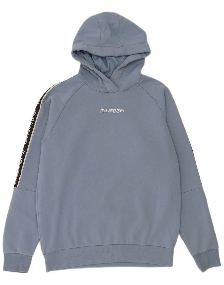 Kappa Pull à Capuche Graphique Homme Bleu Moyen