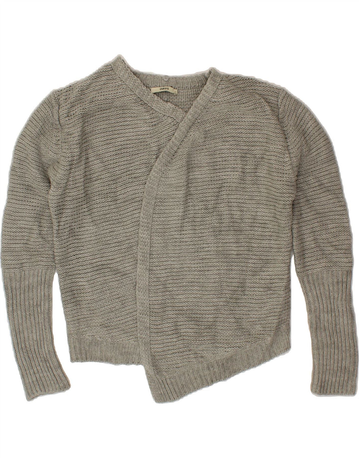 OASIS Womens Open Cardigan Sweater UK 16 Large Grey Acrylic Vintage Oasis and Second-Hand Oasis from Messina Hembry 