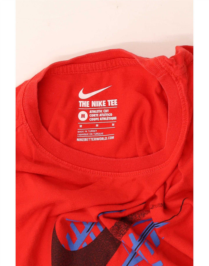 Nike Homme Athletic Cut Graphic T-Shirt Haut Rouge Moyen