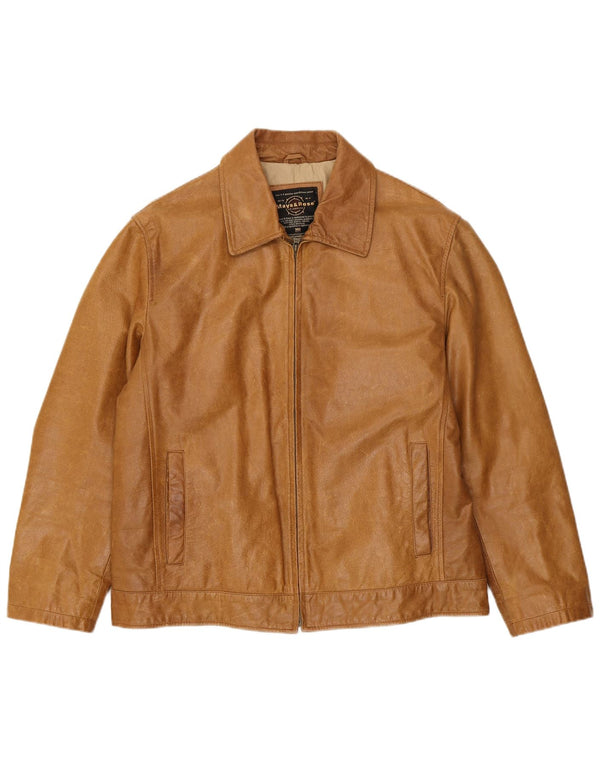 Mays & Rose Veste en cuir pour homme UK 42 XL Beige