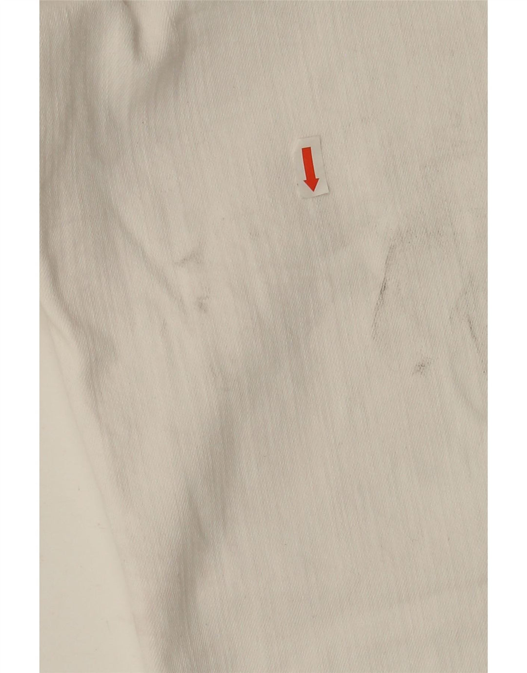 Zara Jean court bootcut pour femme EU 38 Petit W28 L26 Coton blanc