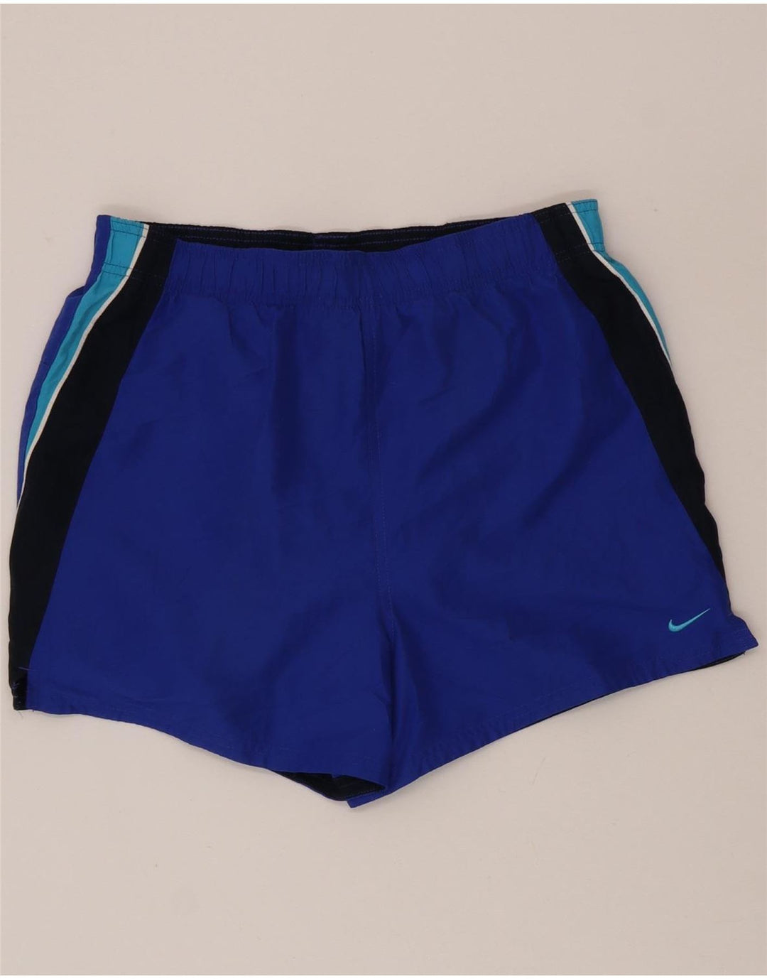 Short de sport Nike pour homme en polyester color block bleu moyen